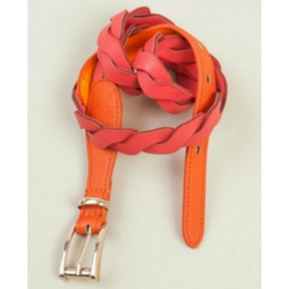 Red & Orange Flat Twist Belt - Picture 1 of 3